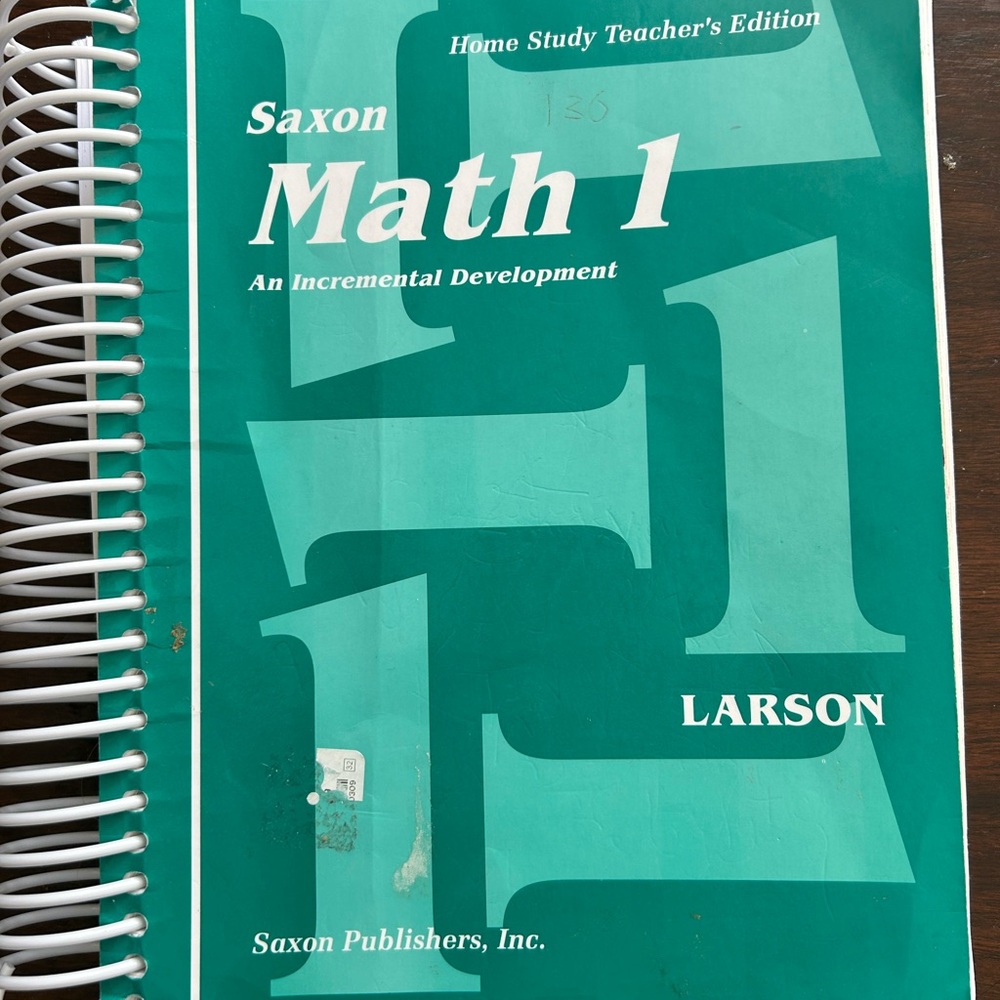 Saxon Math 1 Teacher's Edition